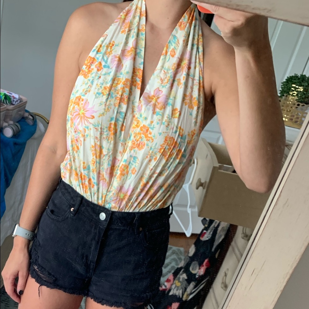 Free People onesie top!